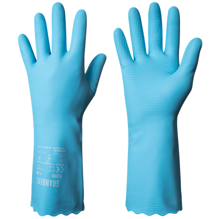 Kemikalieresistenta handskar i vinyl, storlek 8